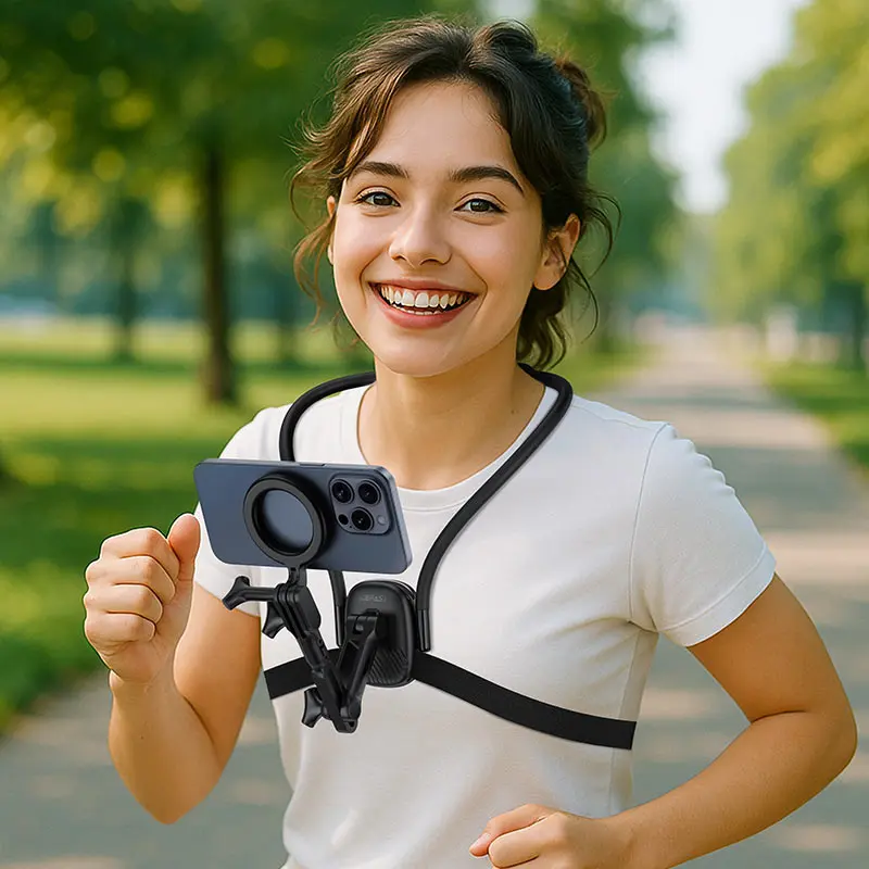acefast-e32-magnetic-neck-hanging-holder-woman.webp
