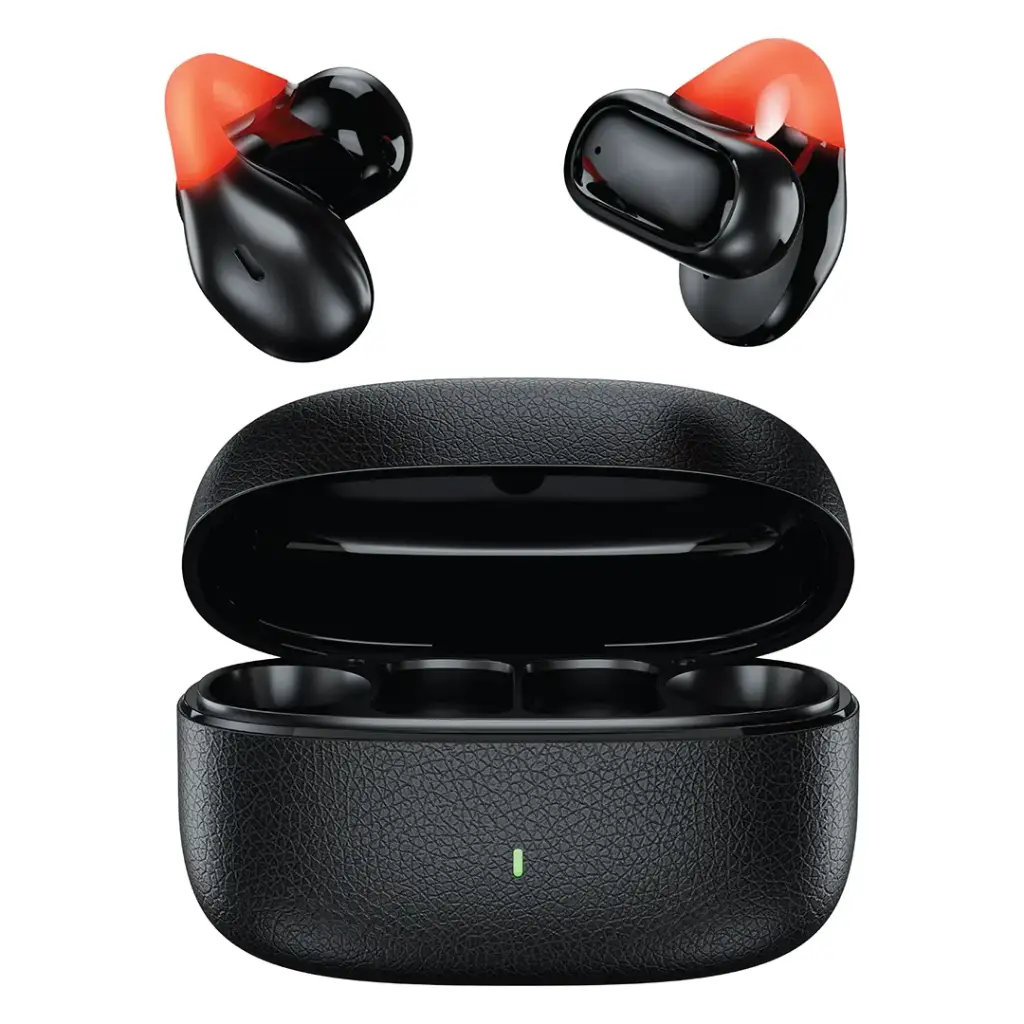 Green Lion Venetian Clip-On Wireless Earbuds - Black .webp