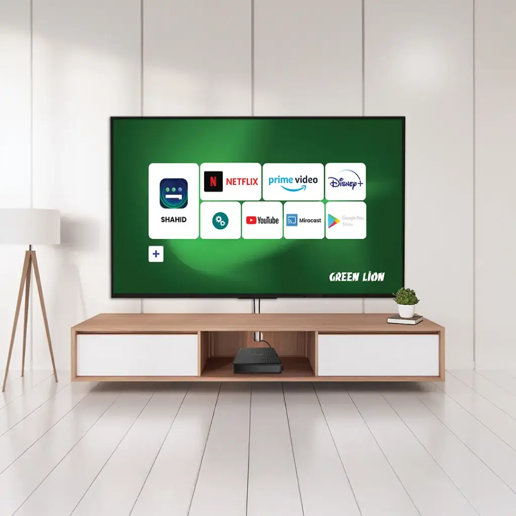 Green Lion Android TV Box 4K with Remote Control - Black5.webp