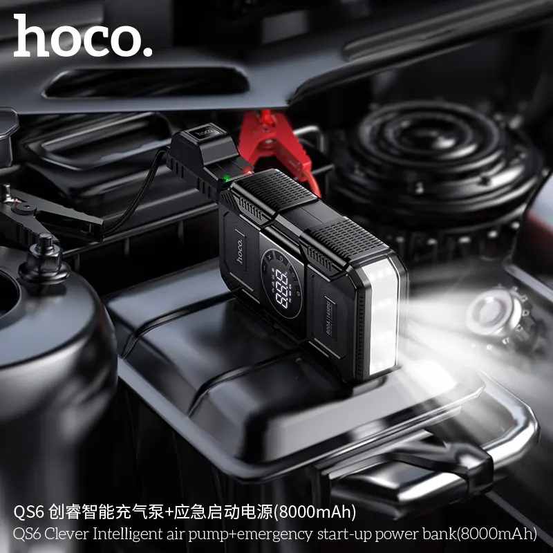 hoco-qs6-bomba-aire-inteligente-arrancador-emergencia-8000mah.webp