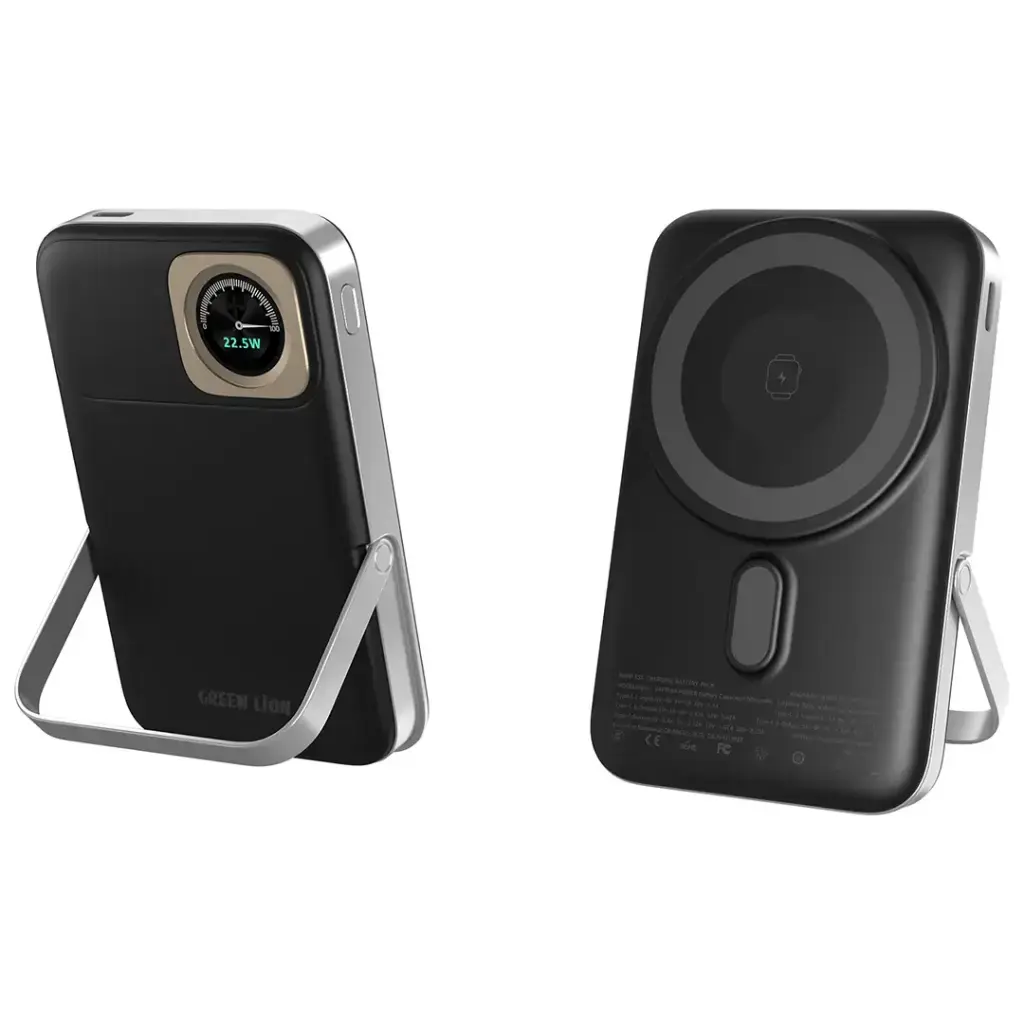 [GNVLPX44P10BK] Green Lion Volt Gauge 10000mAh Power Bank PD 22.5W (_Black).webp