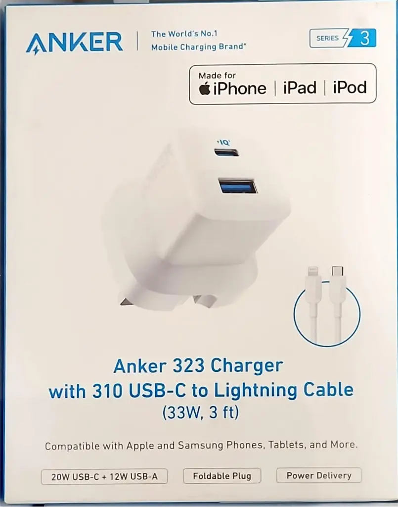 Anker 33W charger