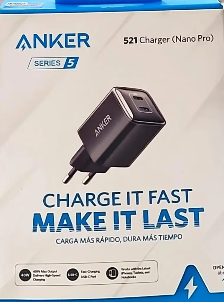 Anker 40W adapter