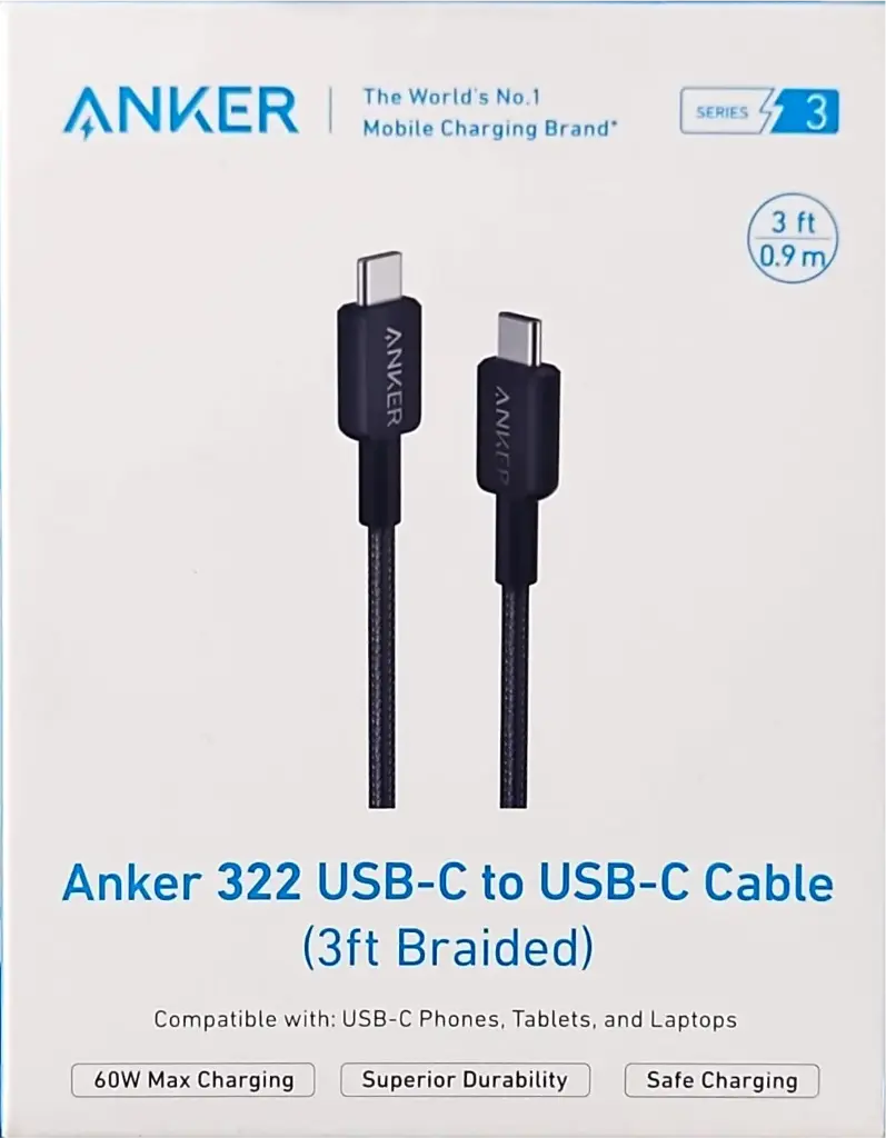 Anker C to C cable