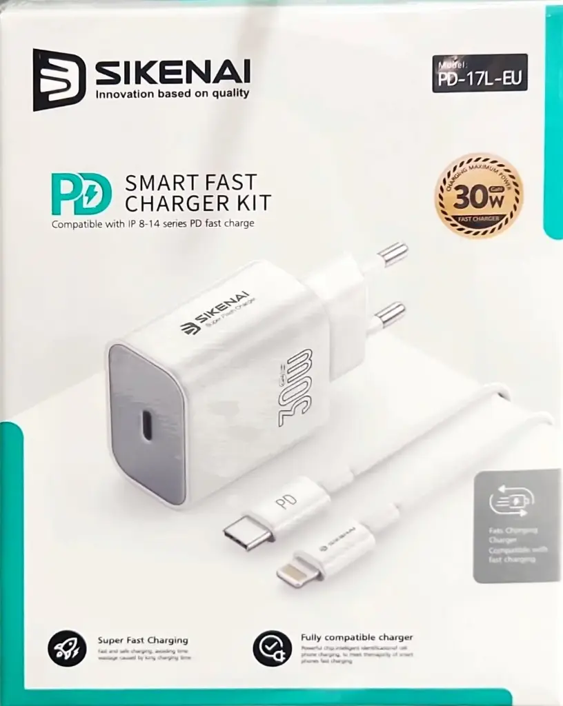 Sikenai PD 30W charge C to L
