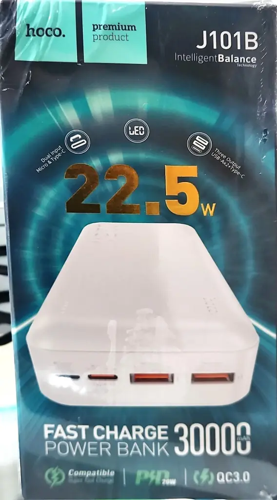 HOCO POWER BANK 30000MAH PD