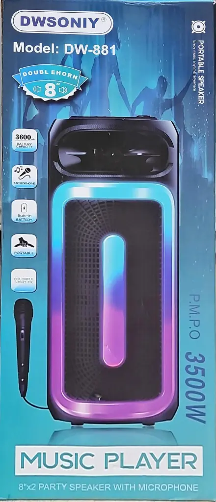 Double 8 inch Speaker