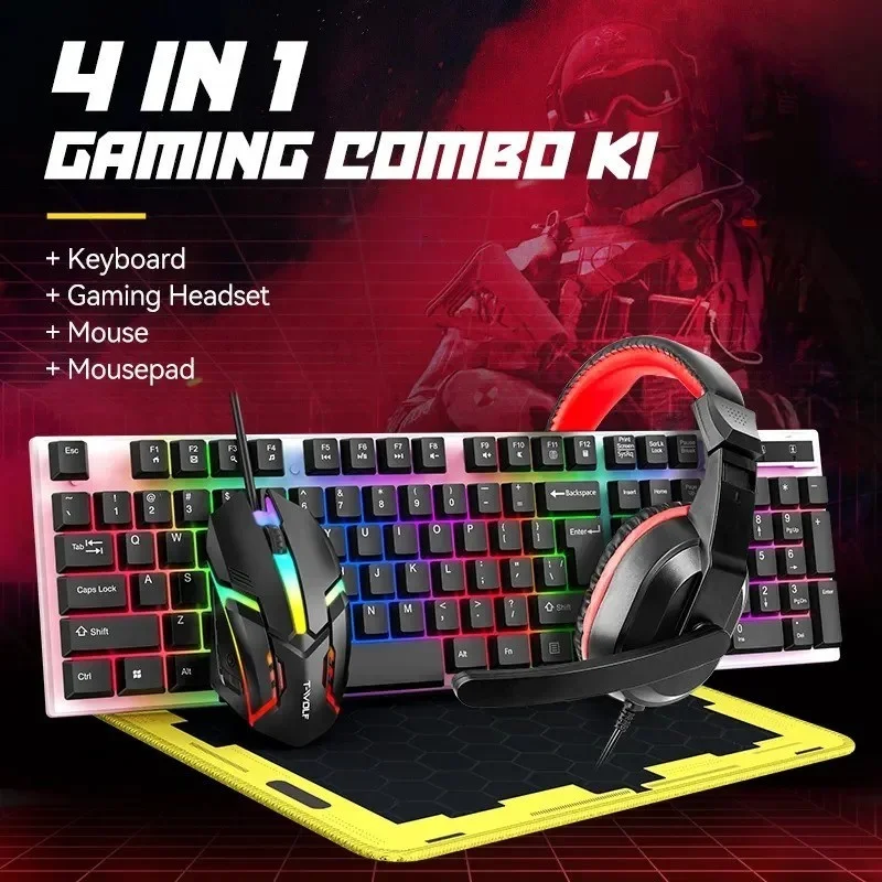 4 IN 1 GAMING COMBO 