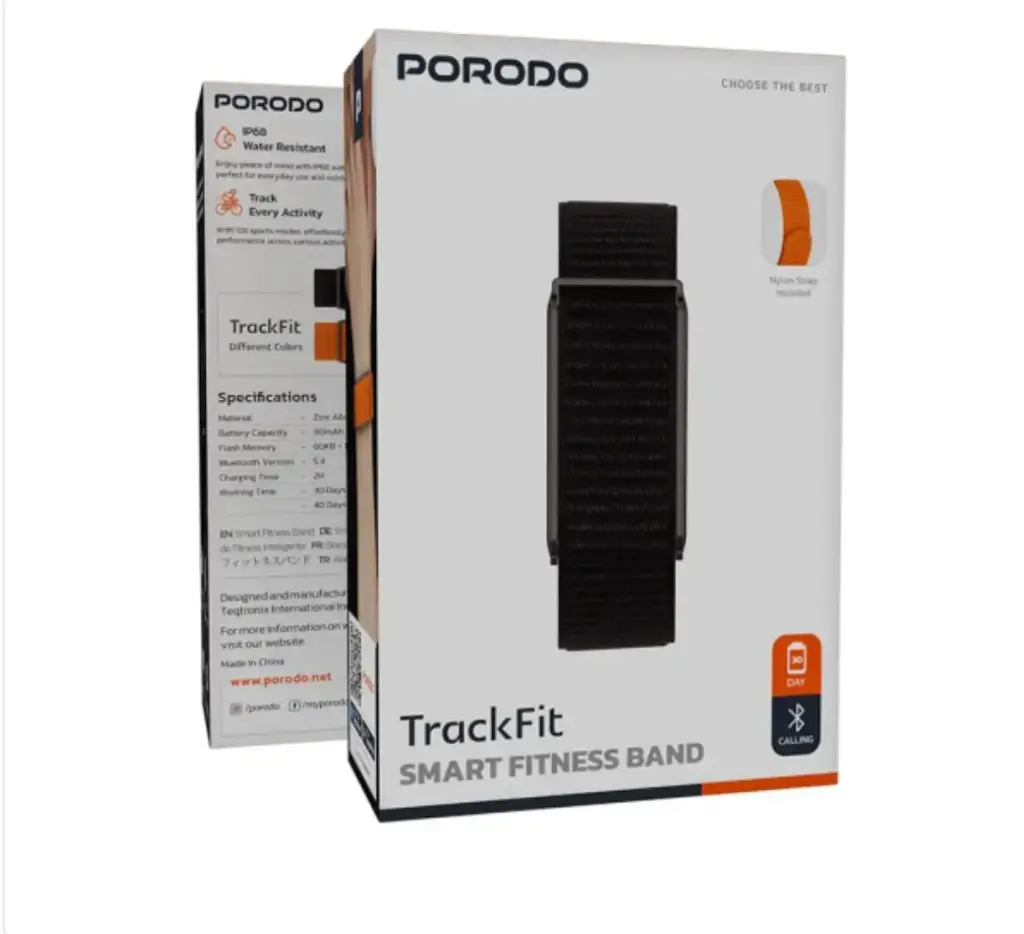 PORODO TRACKFIT SMART FITNESS BAND