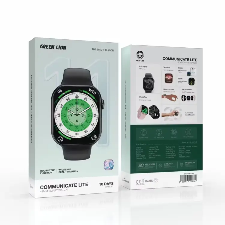 GREEN LION COMMUNICATE LITE 42MM WATCH 