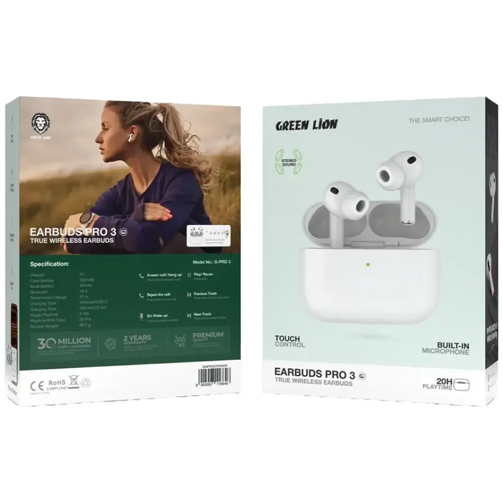GREEN LION EARBUDS PRO 3