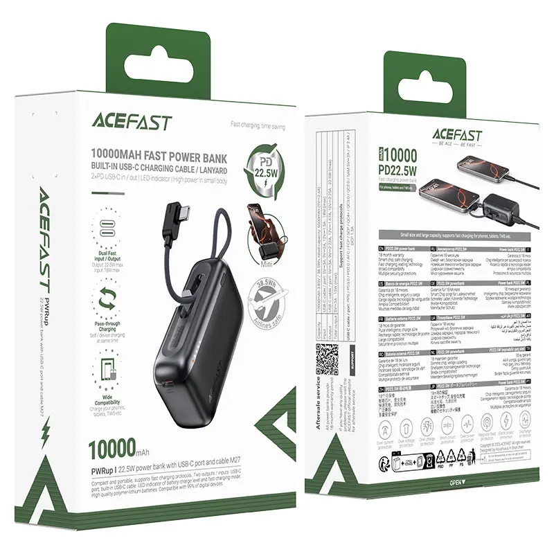 ACEFAST M27 10000MAH 22.5W POWER BANK