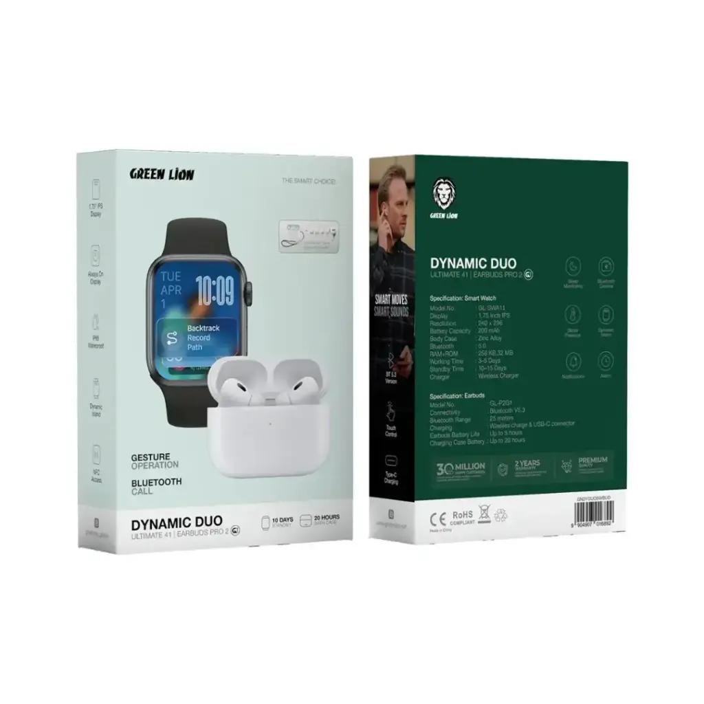 GREEN LION DYNAMIC DUO ULTIMATE 41&EARBUDS PRO 2