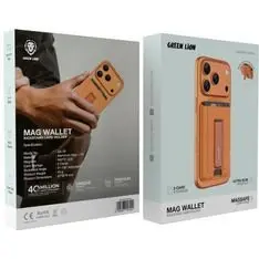 GREEN LION MAG WALLET KICKSTAND CARD HOLDER