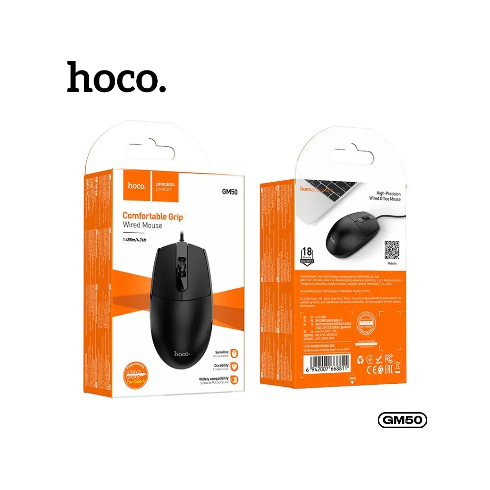 HOCO GM50 WIRED MOUSE