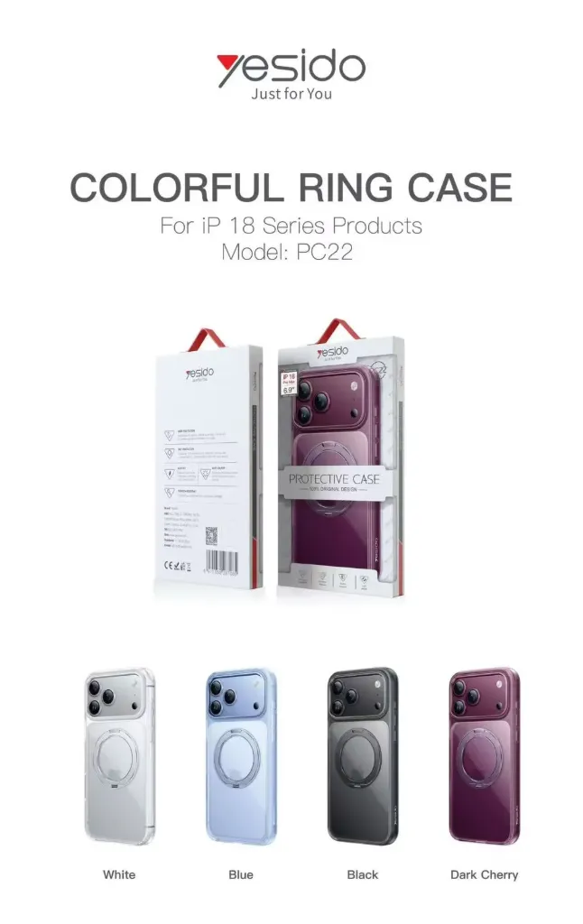 YESIDO COLORFUL RING CASE