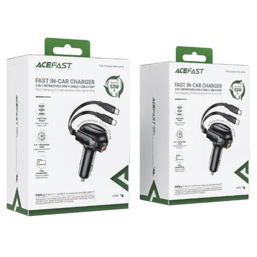 ACEFAST FAST IN CAR CHARGER 53W