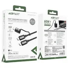ACEFAST FAST CHARGING DATA CABLE C TO C OR C TO LIGHTNING