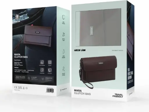 GREEN LION MARA CLUTCH BAG