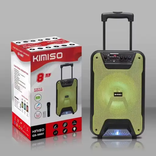 KIMISO 8 INCHES SPEAKER WITH RGB AND MIC