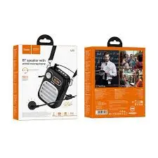HOCO BT SPEAKER WITH WIRED MICROPHONE+RECORDING PLAYBACK